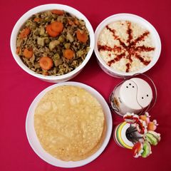 Urad Dal And Vegetable Khichdi A picture of Urad Dal And Vegetable Khichdi.