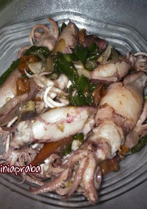 Foto resep Cumi Asin Cabe Ijo