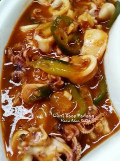 Foto resep Cumi Saos Padang a la Mama Adam