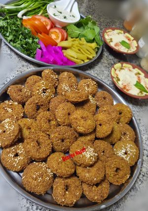 صورة لوصفة فلافل عالطريقة الشامية 😍