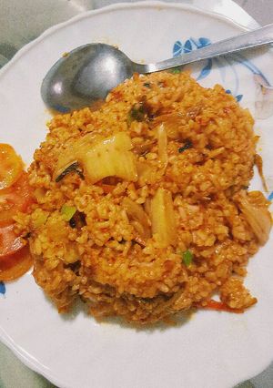 Foto resep Kimchi Bokkeumbap (Kimchi Fried Rice - Nasi Goreng Kimchi)