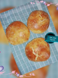 صورة لوصفة خبز البرغر 🍔 بالسميد والفرينة