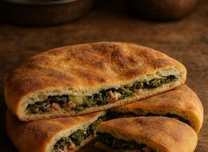 Foto di Pizza con friarielli e provola e salsiccia