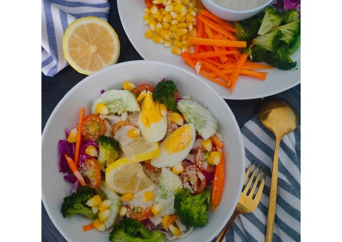 Bagaimana Membuat Salad Sayur, Lezat