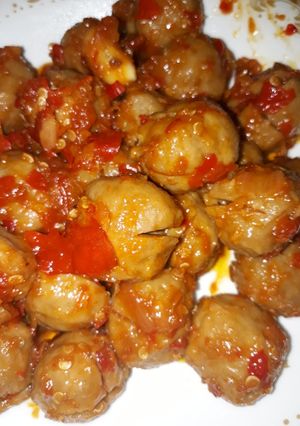 Foto resep Bakso mercon pedas