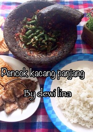 Foto resep Pencok Kacang Panjang