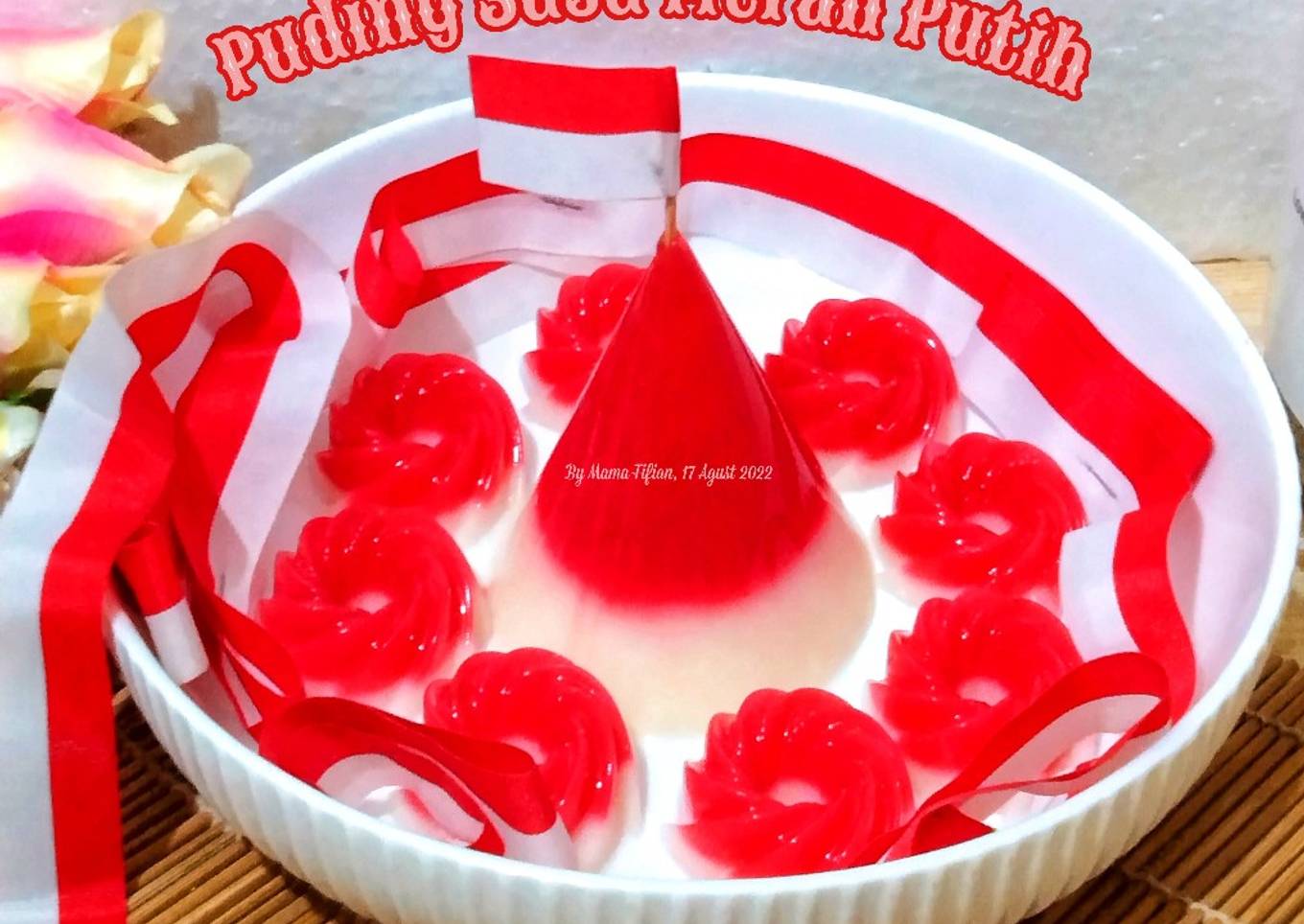 Puding Susu Merah Putih