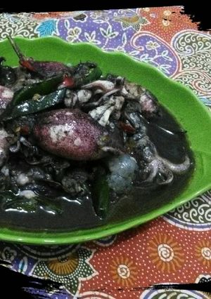 Foto resep Cumi Tinta Hitam Lezzziiizzz