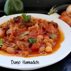 A picture of Lebanese Vegetarian eggplant stew,Maghmour (moussaka).