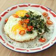 Fried Egg with Scallions by Devina Hermawan