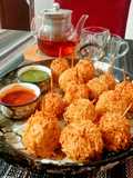 Stuffed Bread lollipops