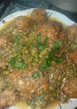 صورة لوصفة طاجين القرنون والجلبان روعة 😋😜💝