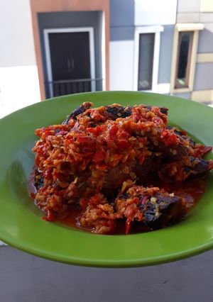 Foto resep Ikan tongkol bumbu cabe kasar