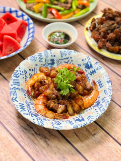 Hình của món Tôm Thịt Ram.