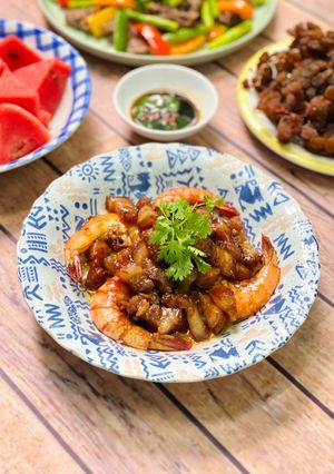 Hình của món Tôm Thịt Ram.