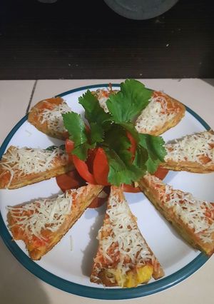 Foto resep Pizza roti tawar