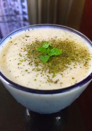 A picture of Pudina ragi drink.