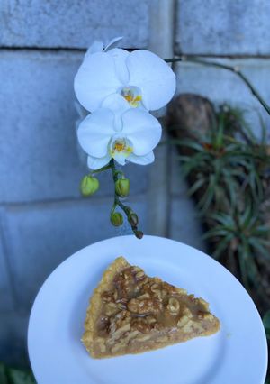 Una foto de Espectacular Pie de nueces