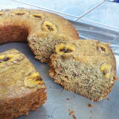 A picture of Banana Cake Anti Gagal Step By Step 😘😘😘.