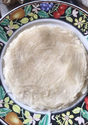 A picture of Brick Dough (for making fried spring rolls).