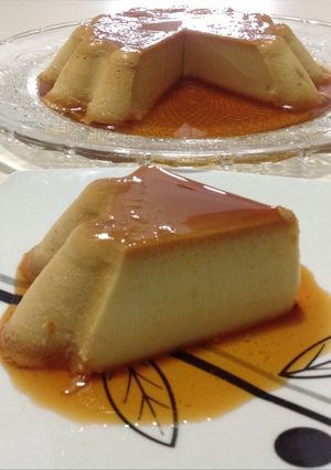 Una foto de Flan casero