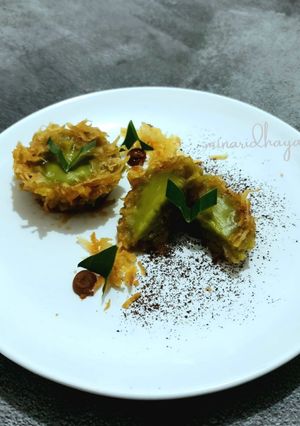 Foto resep Pie Singkong Talam Pandan