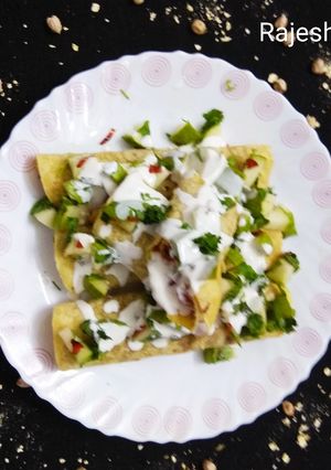 A picture of Chickpea Burritos.