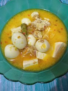 Foto resep Opor tahu campur