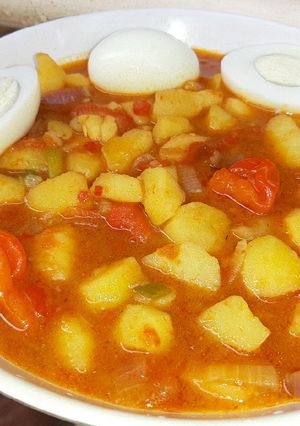 A picture of Potatoes porridge.