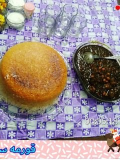 عکسی از دستور قورمه سبزی