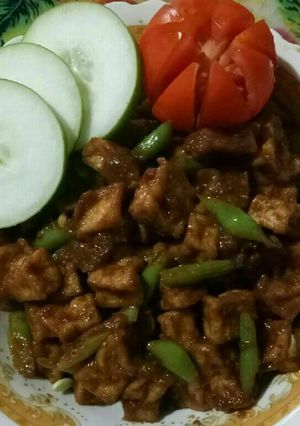 Foto resep Tahu Buncis Bumbu Kacang Simple