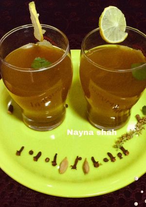 A picture of Immunity Kadha for Covid19.