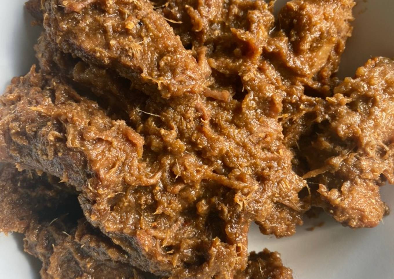 Gepuk daging sapi