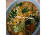 Capcay sayur kuah