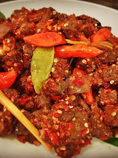 Foto resep Oseng mercon Paru Sapi