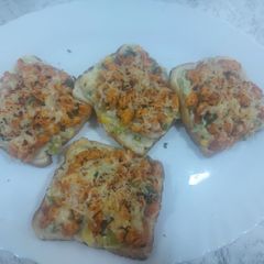 Cheesy chicken tikka malai tossed A picture of Cheesy chicken tikka malai tossed.