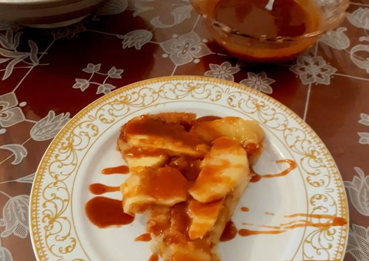Recette Des Tarte au pomme sans fond avec caramel beurre salé