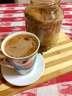 Una foto de Chocolate con leche caliente