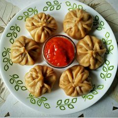 A picture of Wheat Momos.