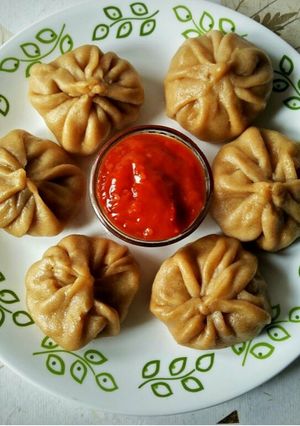 A picture of Wheat Momos.