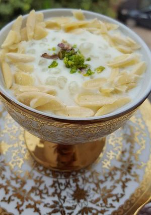 A picture of Sabudana kheer.
