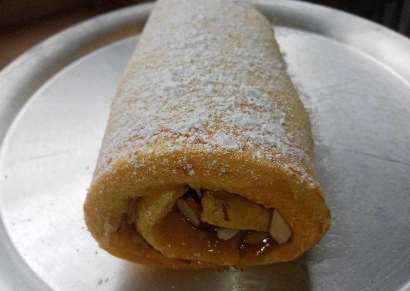 Jelly roll de crema de limón