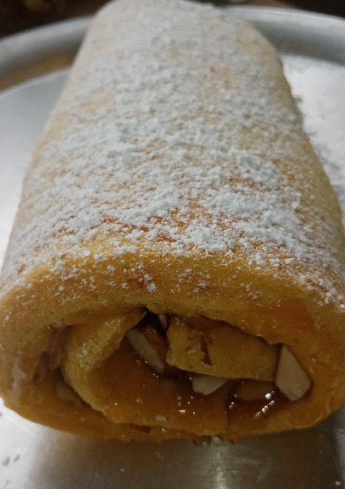 Una foto de Jelly roll de crema de limón