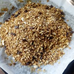 A picture of Homemade granola #author marathon #.