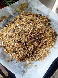A picture of Homemade granola #author marathon #.