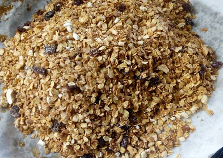 Steps to Prepare Speedy Homemade granola #author marathon #