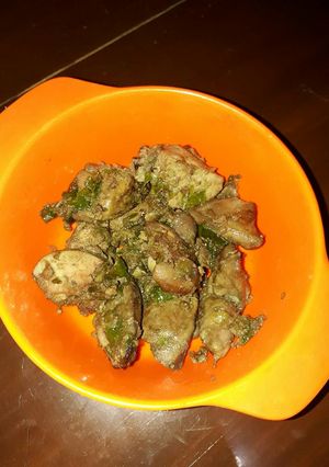 Foto resep Oseng Ati Ayam Cabe Ijo