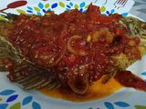 Ikan Gurame Asam Manis Pedas
