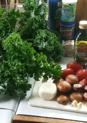 A picture of Kale soup.