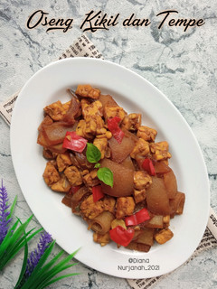 Foto resep Oseng Kikil dan Tempe